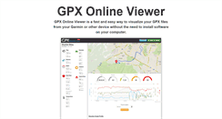 Desktop Screenshot of gpxviewer.com