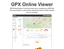 Tablet Screenshot of gpxviewer.com